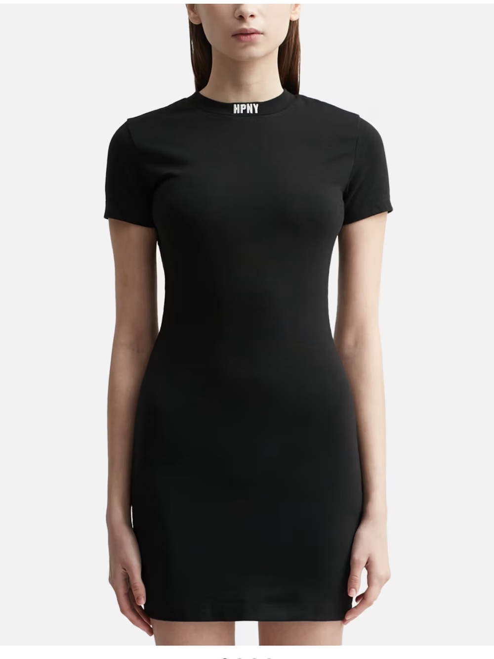 Heron Preston HPNY Black Short Sleeve Dress